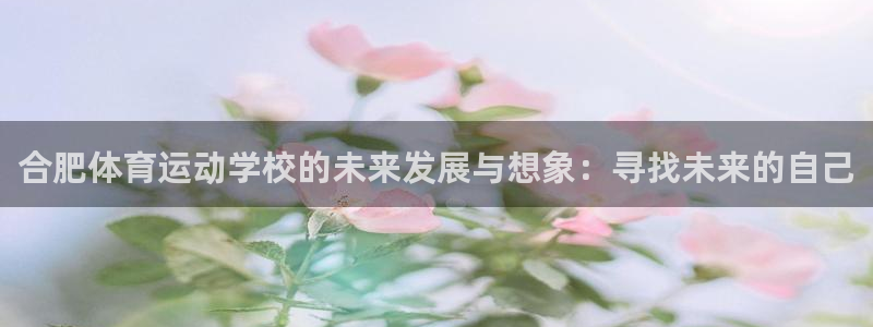 一竞技官方正版app娱乐下载：合肥体育运动学校的未来