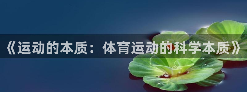 一竞技官网下载招商电话号码是多少：《运动的本质：体育